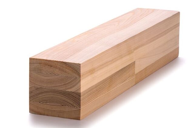 Клееный брус. Лиственница